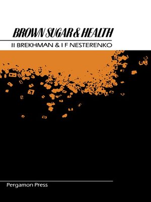 cover image of Brown Sugar and Health